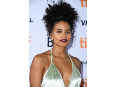 U.S.-German actress Zazie Beetz attends the Special Screening Presentation of "Seberg" at the Ryerson Theater during the 2019 Toronto International Film Festival Day 3 on Sept. 7, 2019 in Toronto.