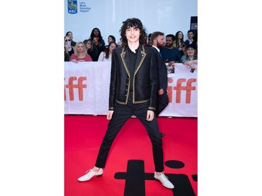 Canadian actor Finn Wolfhard attends "The Goldfinch" premiere at the Roy Thompson Hall during the 2019 Toronto International Film Festival Day 4, Sept. 8, 2019, in Toronto.
