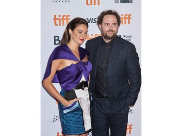 Actress Shailene Woodley and director Drake Doremus attend the premiere of "Endings, Beginnings" during the 2019 Toronto International Film Festival Day 4, 
Sept. 8, 2019, in Toronto.