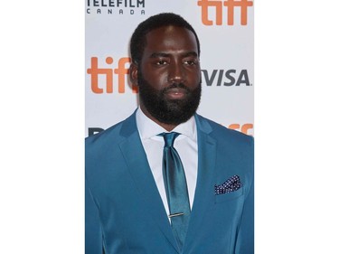 Canadian actor Shamier Anderson attends the premiere of "Endings, Beginnings" during the 2019 Toronto International Film Festival Day 4, Sept. 8, 2019, in Toronto.