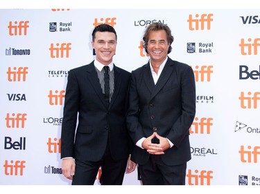 Actor Finn Wittrock (L) and director Rupert Goold attend the premiere of "Judy" during the 2019 Toronto International Film Festival Day 6, on September 10, 2019, in Toronto, Ontario.