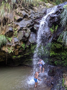 The swimmable Annandale Falls is one of Grenada’s most-visited attractions. (Ling Hui/Postmedia Network)