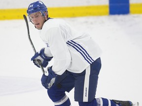 Defenceman Tyson Barrie was among the Leafs getting ‘Screeched In’ with Auston Matthews on Saturday night.   
(Stan Behal/Toronto Sun)