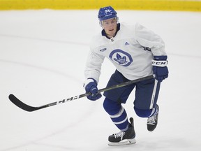 Tyson Barrie has impressed on the Maple Leafs blue line during the NHL pre-season. (Stan Behal/Toronto Sun)