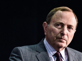 NHL commissioner Gary Bettman. GETTY IMAGES