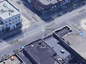 The intersection of Yonge St. and Erskine Ave. in Toronto. (Google Maps)