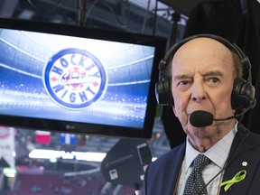Legendary broadcaster Bob Cole helped keep the Leafs’ glory days alive in Newfoundland through Hockey Night In Canada. (Graham Hughes/The Canadian Press Files)