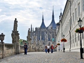 Kutna Hora's Gothic cathedral was funded by the town's once-lucrative silver-mining and -minting industry. (Cameron Hewitt)