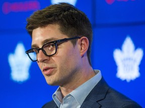 Toronto Maple Leafs general manager Kyle Dubas. (ERNEST DOROSZUK/Toronto Sun files)