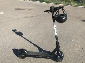 A new Bird Canada electric scooter showed off on day one of the demo that runs from Sept. 5th to 15th.