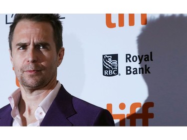 Cast member Sam Rockwell arrives at the world premiere of "Jojo Rabbit" at the Toronto International Film Festivalin Toronto, Sept. 8, 2019.