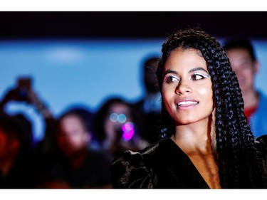 Zazie Beetz poses at the premiere of "Joker" at the Toronto International Film Festival (TIFF) in Toronto, Ontario, Canada September 9, 2019. REUTERS/Mario Anzuoni ORG XMIT: SIN518