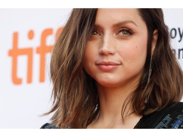Cast member Ana de Armas arrives for the special presentation of "Knives Out" at the Toronto International Film Festival 
in Toronto on Sept. 7, 2019.