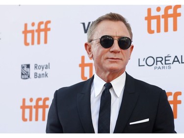 Cast member Daniel Craig arrives for the special presentation of "Knives Out" at the Toronto International Film Festival in Toronto on Sept. 7, 2019.