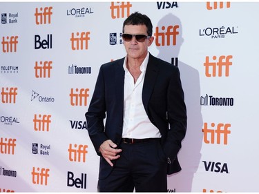Antonio Banderas arrives at the North American premiere of "The Laundromat" at the Toronto International Film Festival (TIFF) in Toronto, Ontario, Canada September 9, 2019.  REUTERS/Mark Blinch ORG XMIT: SIN510