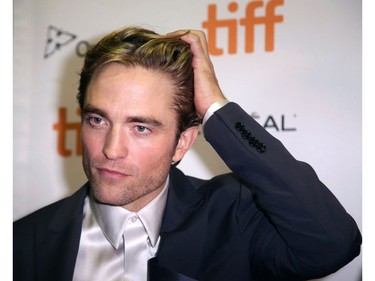 Robert Pattinson arrives for the North American premiere of the thriller "The Lighthouse" at the Toronto International Film Festival 
in Toronto on Sept. 7, 2019.