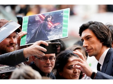 Adam Driver arrives at the Canadian premiere of "Marriage Story" at the Toronto International Film Festival in Toronto, Sept. 8, 2019.