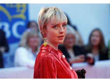 TIFF Rising Star Kacey Rohl arrives for the gala presentation of the Robbie Roberston biopic "Once Were Brothers: Robbie Robertson and The Band" on opening night at the Toronto International Film Festival (TIFF) in Toronto, Sept. 5, 2019.