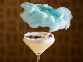 The Cloud Nine cocktail, available at the Shangri-La Hotel, Toronto