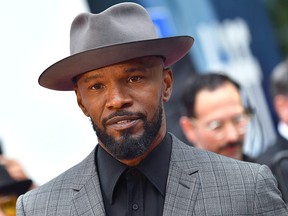 Jamie Foxx attends the "Just Mercy" premiere during the 2019 Toronto International Film Festival at Roy Thomson Hall on Sept. 6, 2019 in Toronto.