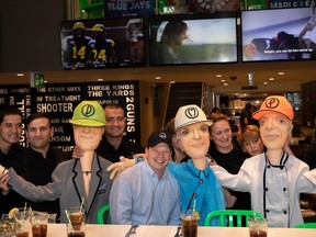 Chef Paul Wahlberg with puppets at a event honouring his Daring to Dream award. Neal Burstyn photo
