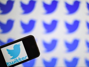 In this file photo the logo of social network giant Twitter is displayed on the screen of a smartphone, on May 2, 2019 in Nantes, France. (LOIC VENANCE / AFP)LOIC VENANCE/AFP/Getty Images)