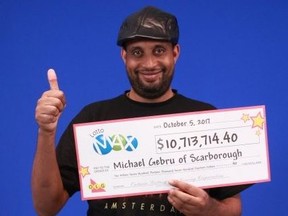 Lotto Max winner Michael Gebru is believed to have been murdered in Ethiopia. (Ontario Lottery and Gaming Corporation)