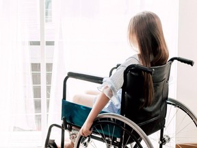 Generic child in wheelchair. (Getty Images)