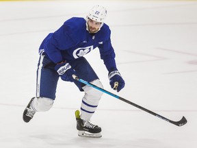 The Maple Leafs have exhibition games against Ottawa on Tuesday and Wednesday, but former Senators defencemen Ben Harpur (pictured) and Codi Ceci won't play until the second game. (Ernest Doroszuk/Toronto Sun)