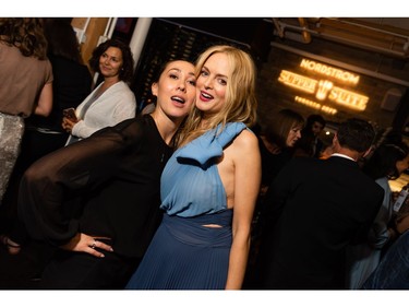 Aisling Chin-Yee and  Heather Graham attend Nordstrom Supper Suite's world premiere party for "The Rest of Us" at the Toronto International Film Festival 
in Toronto on Sept. 7, 2019.