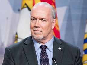 British Columbia Premier John Horgan.