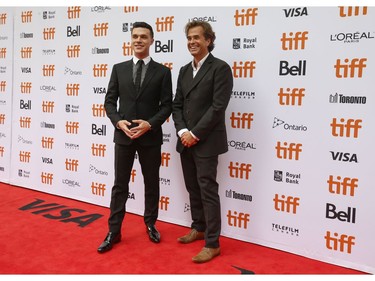 Premiere of Judy the story of screen legend Judy Garland staring  directed by Rupert Gold (R) and staring Finn Wittrock (L) during the Toronto International Film Festival in Toronto on Tuesday September 10, 2019. Jack Boland/Toronto Sun/Postmedia Network