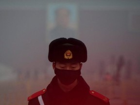 Air pollution in Beijing. Research reveals smog can cause mental issues in children. GETTY IMAGES