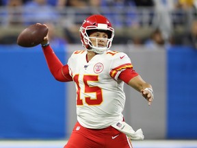 Patrick Mahomes and the Kansas City Chiefs take on the Indianapolis Colts on Sunday, Oct. 6. (Getty Images)