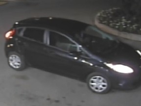 An image released by Toronto Police of a vehicle sought in an alleged sex assault on Sept. 1, 2019.