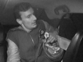 An image released by Toronto Police of a man sought in the alleged assault and robbery of a taxi driver on April 21, 2019.