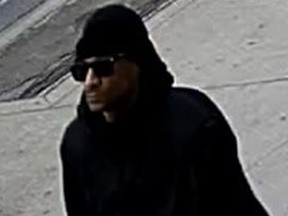 An image released by Toronto Police of a man wanted in an alleged assault on Sept. 13, 2019 near Spadina Ave. and Dundas St.