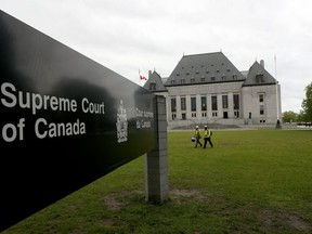Supreme Court of Canada in Ottawa. Tony Caldwell/Postmedia