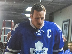 Dion Phaneuf is the most recent captain of the Toronto Maple Leafs. The Leafs traded him to Ottawa on Feb. 9, 2016.  (ERNEST DOROSZUK//Toronto Sun files)