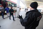 TTC fare inspector checks tickets at Bathurst station