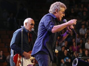 Roger Daltrey, right, and Pete Townshend perform in Toronto on March 1, 2016. Jack Boland/Toronto Sun
