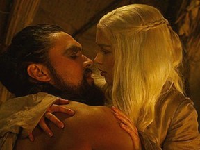 On Game of Thrones, sometimes the sex is less than subtle. HBO