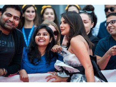 Priyanka Chopra attends "The Sky is Pink" premiere at the Toronto International Film Festival on Sept. 13, 2019, in Toronto.