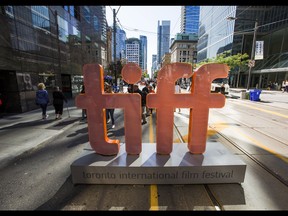 A look at Festival Street along King Street West in 2019. This year's Toronto International Film Festival runs Sept. 10-19.