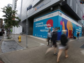 The TIFF Lightbox on King St. W. and the tented Widmer St. entranceway where celebrities will pass through on their way to and from press conferences during the festival. Jack Boland/Toronto Sun