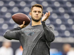 Carolina Panthers QB Kyle Allen has won his two starts this season. (GETTY IMAGES)