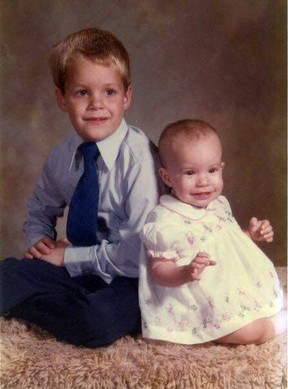 Christine Jessop, right, and, her brother Ken, on left