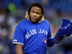 President Mark Shapiro (and the Blue Jays are confident slugger Vladimir Guerrero Jr. will work hard to lose weight this off-season and become a better ball player.  Rob Carr/Getty Images