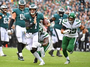 Philadelphia Eagles quarterback Carson Wentz leads his team into Minnesota on Sunday. (USA TODAY SPORTS)