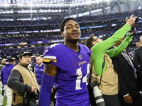 Vikings WR Stefon Diggs was the top scorer of the week. (GETTY IMAGES)